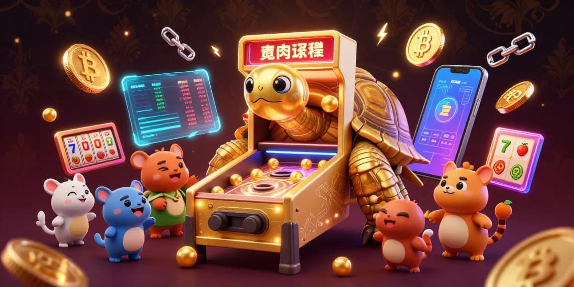Dabet showcases thrilling gaming excitement with a golden tortoise casino and energizing elements of online gaming.