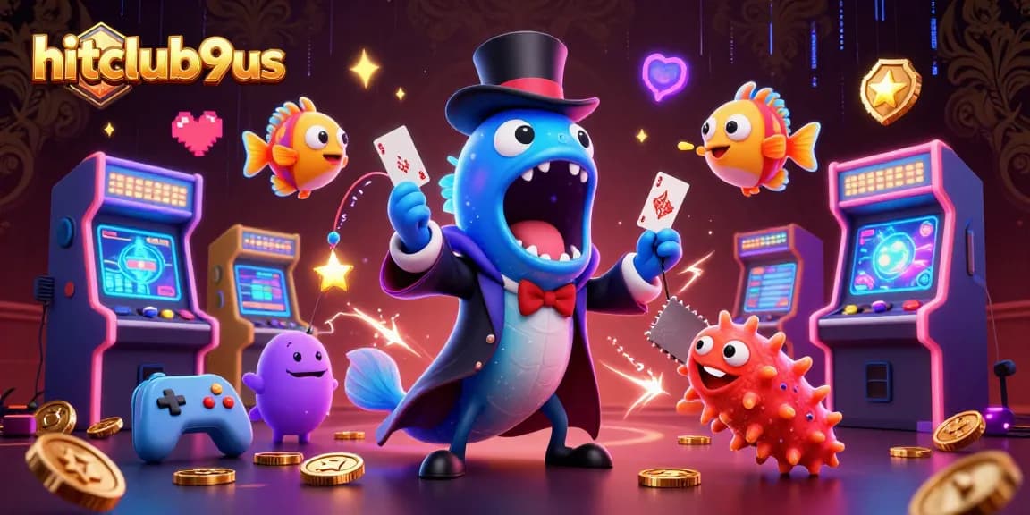 Experience thrilling gameplay at hitclub9us with vibrant casino-themed elements and dynamic magic acts.