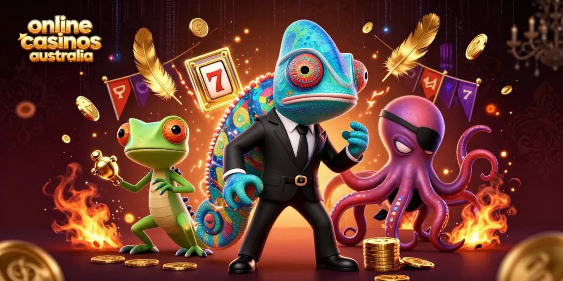 Play the best online casinos Australia with vibrant characters and thrilling gambling elements.