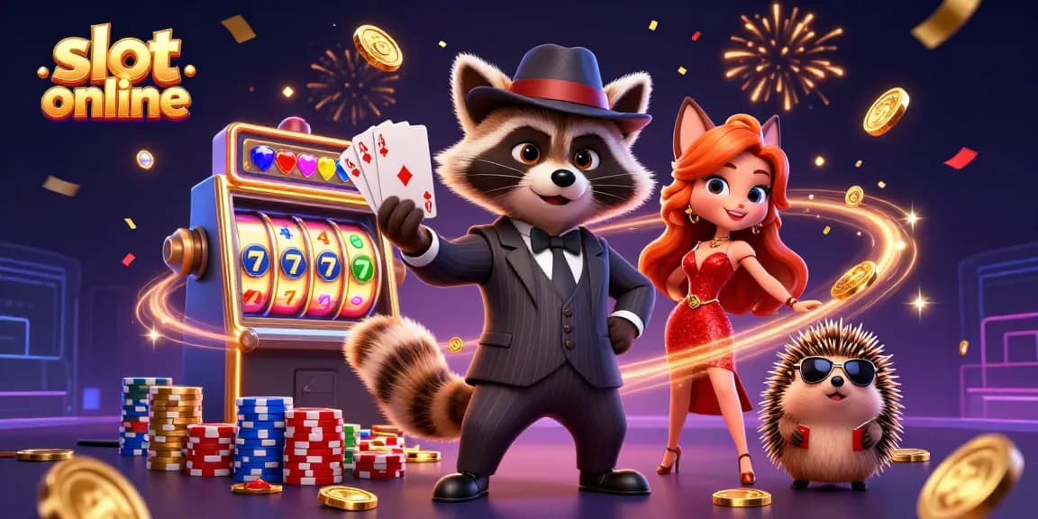 Menangkan slot online dengan penuh warna, melihat sang rakun berpakaian jas, rubah anggun, dan landak pengawal mengisi layar.