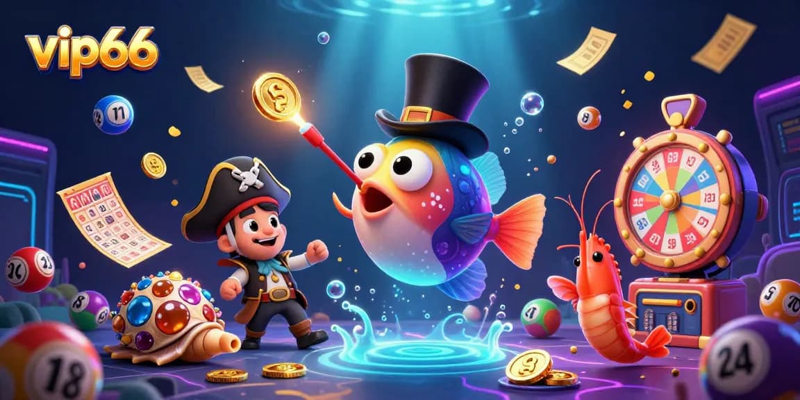 Experience thrilling wins at vip66 with a vibrant casino scene featuring enchanting characters and dynamic game elements.
