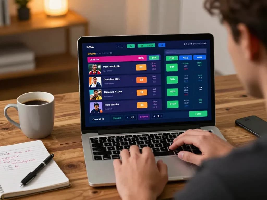 Engaging online sports betting experience showcasing Link mới Tic88 interface with live odds.