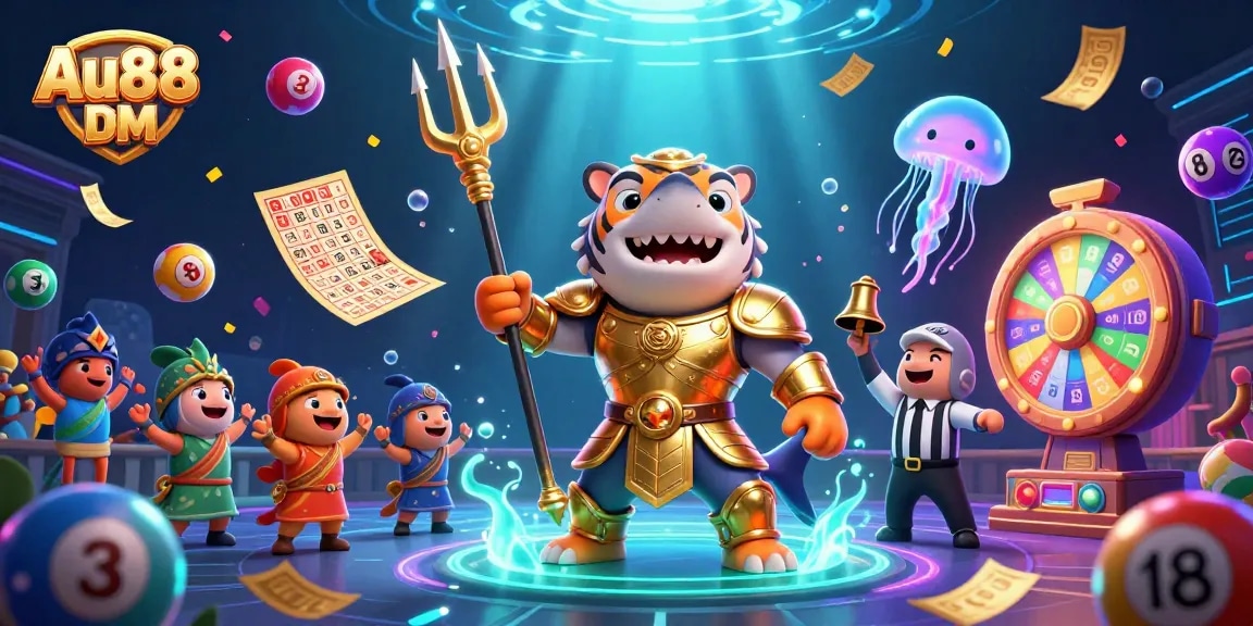 Engage with thrilling lottery experiences at Au88 DM, featuring vibrant prize elements.