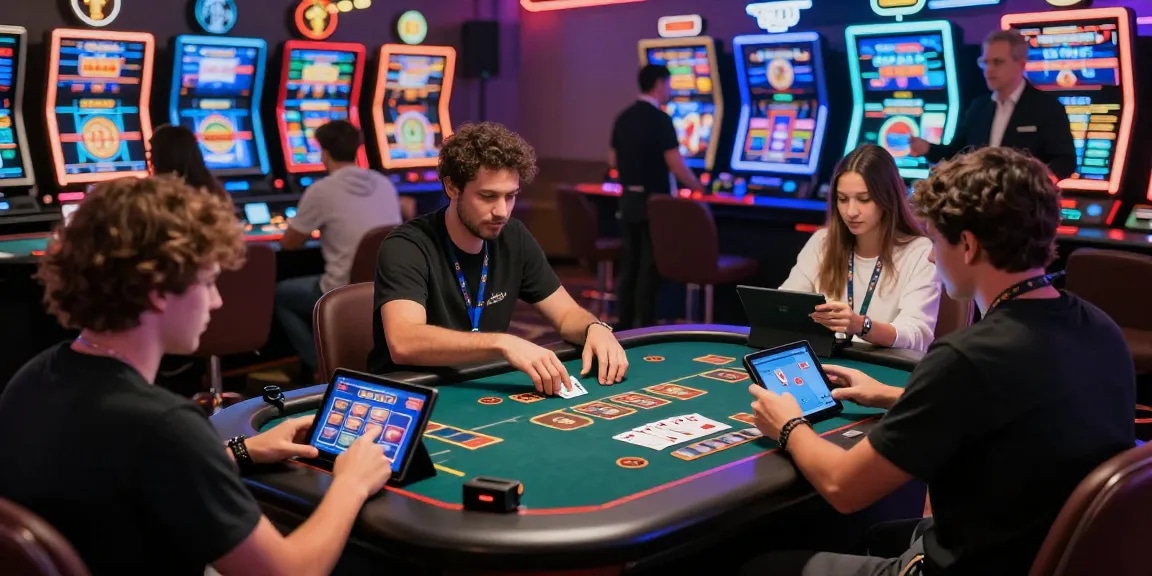 An engaging online gaming scene showcasing players enjoying 68gamebai in a vibrant digital casino.
