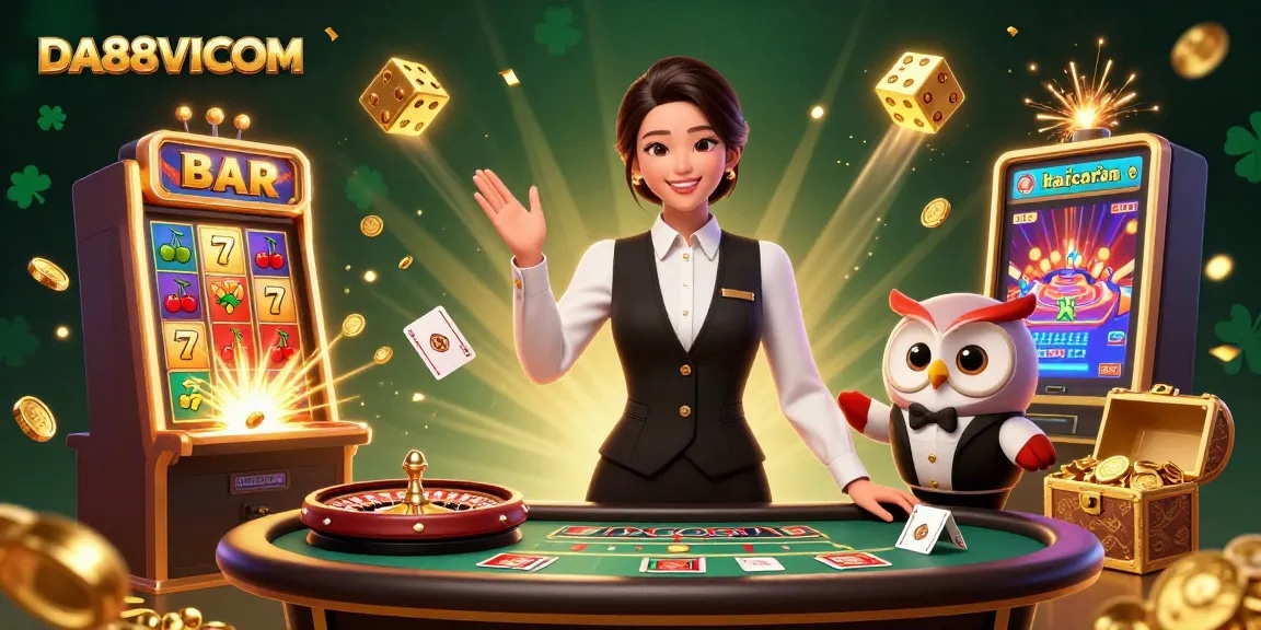 Experience fortune and excitement with DA88VICOM at the baccarat table featuring expert dealers.