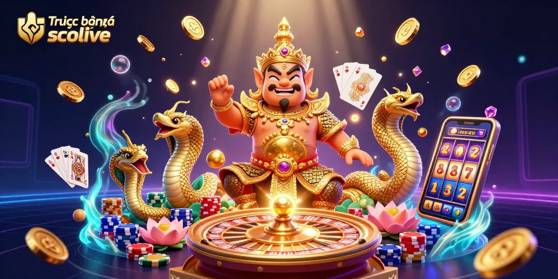 Experience Trực tiếp bóng đá socolive with vibrant casino visuals featuring energetic characters and dynamic elements.