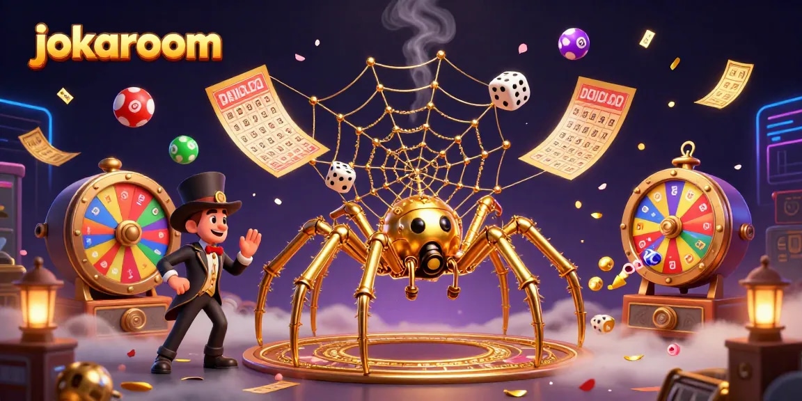 Catch lucky rewards at jokaroom with vibrant bonus elements in an engaging online casino scene.
