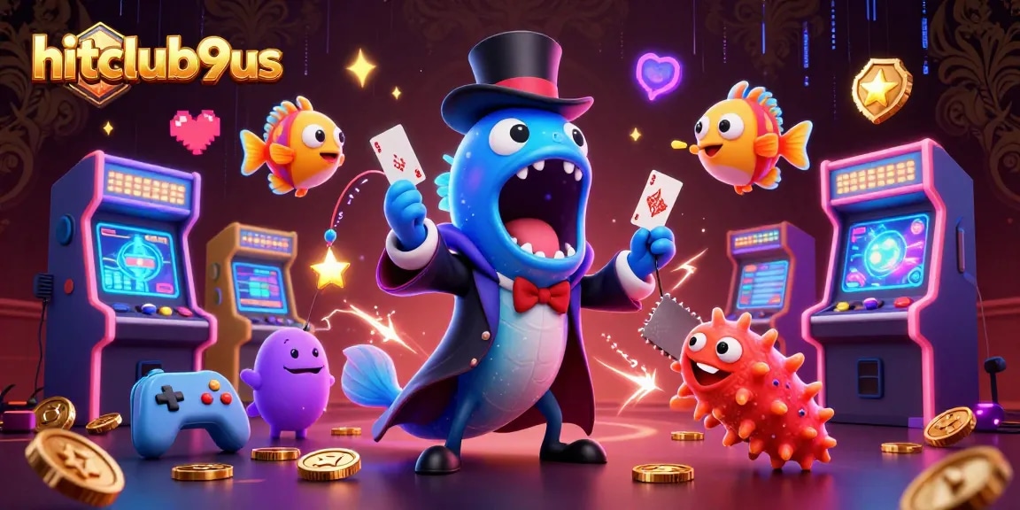 Experience thrilling gameplay at hitclub9us with vibrant casino-themed elements and dynamic magic acts.