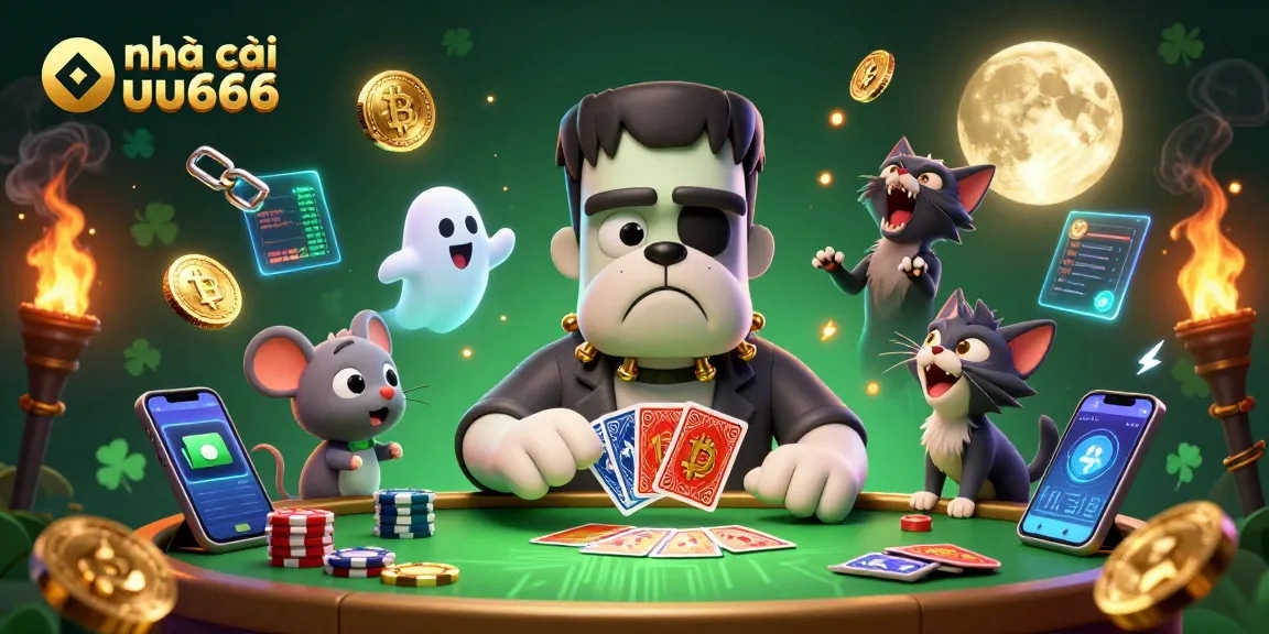 Experience the thrill of gambling at nhà cái uu666 with unique characters and vibrant game elements.
