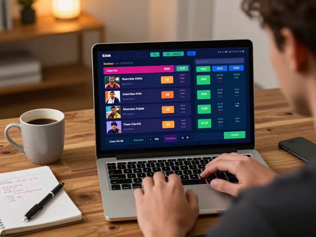 Engaging online sports betting experience showcasing Link mới Tic88 interface with live odds.