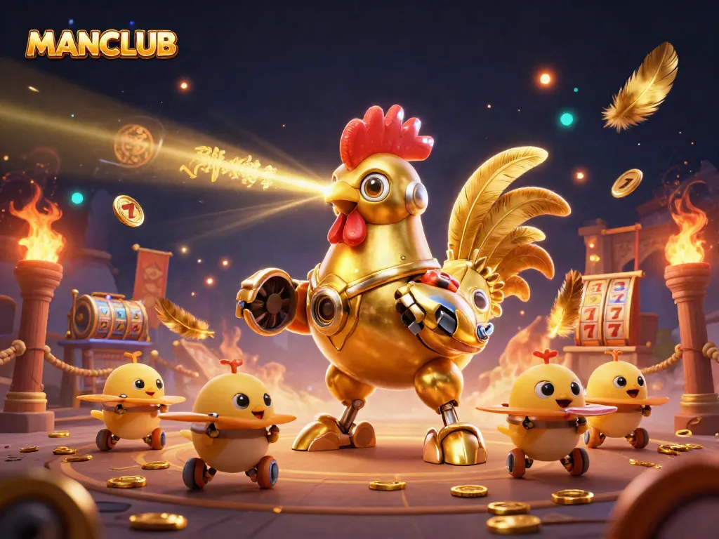 Engage in thrilling slots action with MANCLUB's dynamic gaming elements and vibrant graphics.