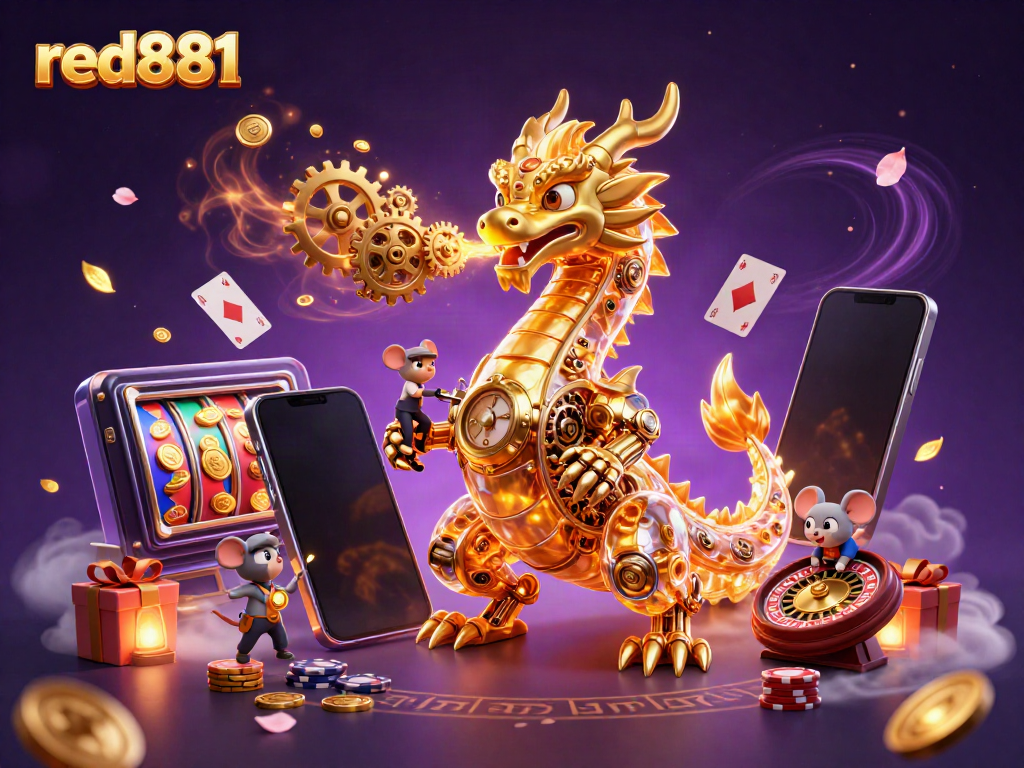 Experience exhilarating gameplay at red881 with immersive casino visuals and dynamic slot machine action.