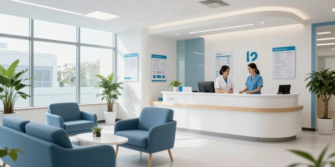 Hair transplant turkey consultation in a welcoming healthcare environment with doctors discussing patient care and medical services.