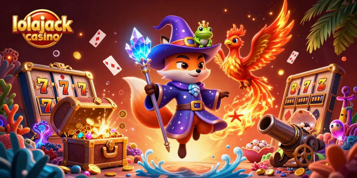 Engage in thrilling adventures at lolajack casino with vibrant 3D characters and exciting gaming elements.